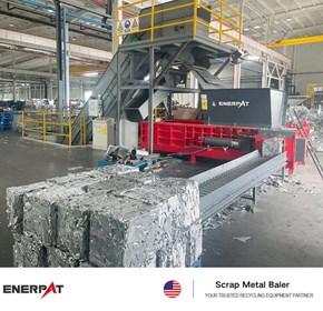 Hopper-Type Aluminum Scrap Baler for Aluminum Offcuts