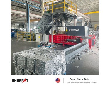 Enerpat - Hopper-Type Aluminum Scrap Baler for Aluminum Offcuts