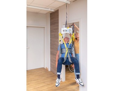 Handi Rehab - Ceiling hoist - with portable motor & "tarzan" system