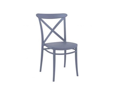 Siesta - Cross Chair - Modern Bistro & Dining - Anthracite