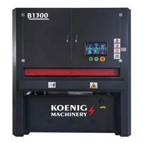 Heavy-Duty Wide Belt Deburring Machine for Metal | B1300