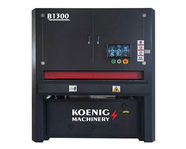 Koenig - Heavy-Duty Wide Belt Deburring Machine for Metal | B1300