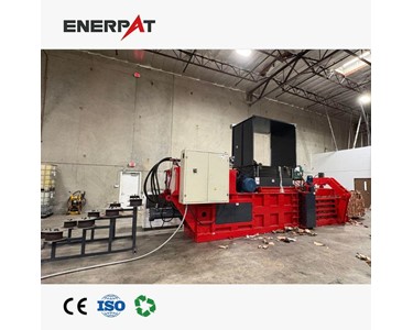 Enerpat - Auto-Tie Horizontal Cardboard Baler for High Volume OCC Recycling