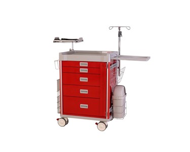 Select Patient Care - Emergency Resuscitation Cart | 5 Drawer - Package 3