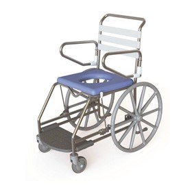 Self Propell Shower Commode | Swing up Arms & Weight Bearing Footplate