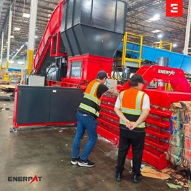Automatic Cardboard Baler Helps Logistics Company Handle 5–7 t/h of Waste Cardboard