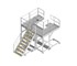 OEM Group - Strut Safety Access Platform with Forklift Pockets & Flip‑Up Deck