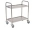Vogue - Stainless Steel Trolley Cart 2 Tier - Large | F998