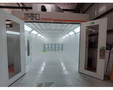 MN Spraybooths - Automotive Semi Downdraft Spray Booth 