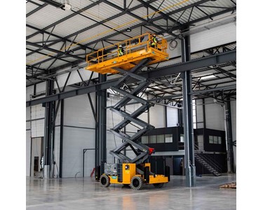 Haulotte - All Terrain Electric Scissor Lift HS15-18 E PRO | 750kg 