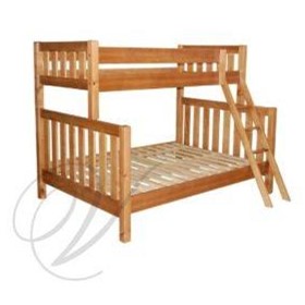 Fraser Wooden Bunk Bed - Single over Double
