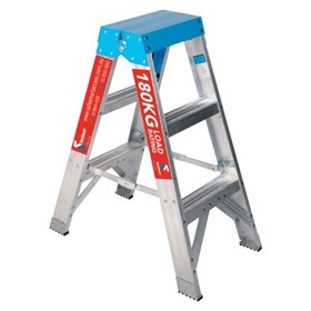 Ladders | Aluminium Double-Sided Step Ladder - Trade Series