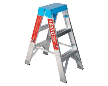 SafeSmart Access - Ladders | Aluminium Double-Sided Step Ladder - Trade Series