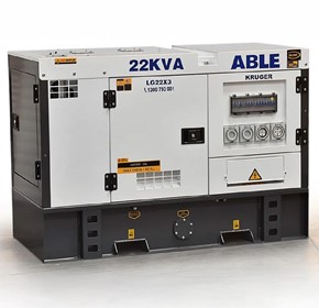 Diesel Generator | 22kVA, 415V, 31Amps per phase, 3 Phase Generator