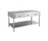 FED - Stainless Steel Bench With 3 Drawers 1500 W X 700 D