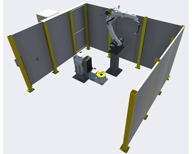 Orion Automation - Panasonic TM2000WG4 robot weld cell – Dual axis Positioner system 