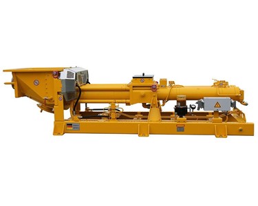 Putzmeister - Tunnel Concrete Pump | Double piston pump with S-Transfer Tube KOS