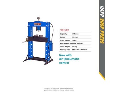 HAPP - Hydraulic Shop Press | Various sizes
