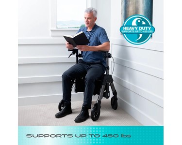 Stander - Wonder Heavy Duty Rollator | EZ Fold-N-Go