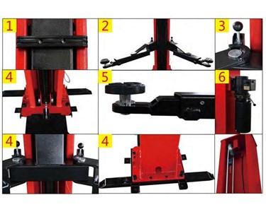 HiLift - 2 Post Hoist | YL-140B Base Plate Car Hoist 4.5 Ton 