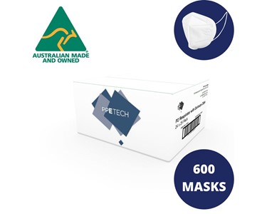 PPE Tech - P2 Respirator Face Masks with Earloops (600 Pack) N95 KN95 FFP2