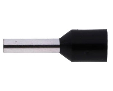 RS PRO - Blk Insul Bootlace Ferrule | 1.5mmsq Wire