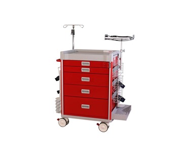 Select Patient Care - Emergency Cart | 5 Drawer - Package 6
