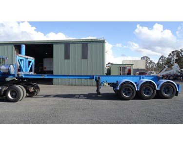 Barker - Used Skel Trailer | Heavy Duty Tri Axle 20ft Tipping