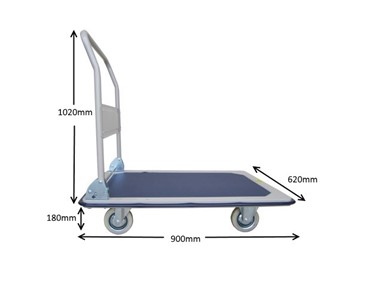 Mitaco - Platform Trolley- 250kg Capacity-Non Marking Wheels/Compact / Portable