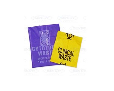 Clinical Waste Bags Yellow 27L 250’s