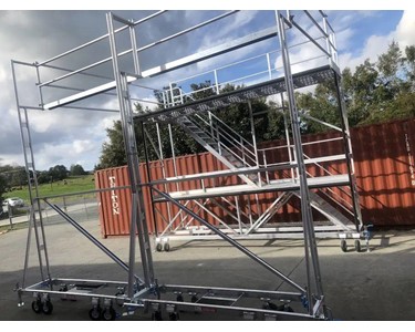 Mobile Access Platform | Dual-Level Locomotive HVAC 