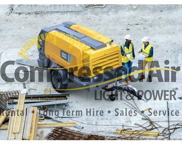 Atlas Copco - High Pressure Diesel Screw Compressor | X-AIR 370-14 
