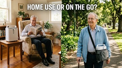 Stationary vs Portable Oxygen Concentrator: Which Configuration for Home Oxygen Therapy in Australia?