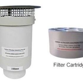 Activated Carbon Odour Vent Filter | 100mm