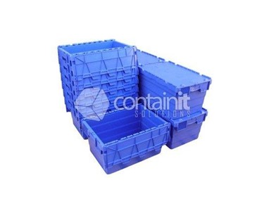 Storeman Longspan Shelving with Attached Lid Containers