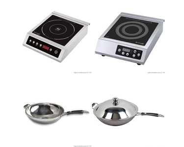 COMMERCIAL INDUCTION COOKER - INDUCTION FRYER, WOK, PLATE, GRIDDLE, BURNER