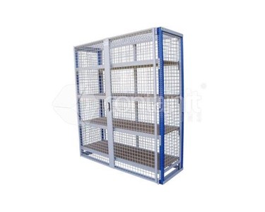 Storeman - Lockable Longspan Shelving with MDF or Mesh Shelves