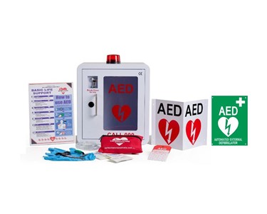 Defibrillators - AED Defibrillator Indoor Cabinet with Alarm and Strobe | Lockable M2B