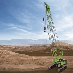 Hydraulic Lattice Boom Crawler Crane | ZCC750V