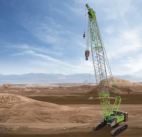 Lattice Boom Crawler Crane ZCC750V