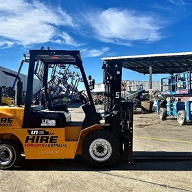 5.0T Diesel Forklifts | FD50T-3F450SSFP 4.5m Triplex