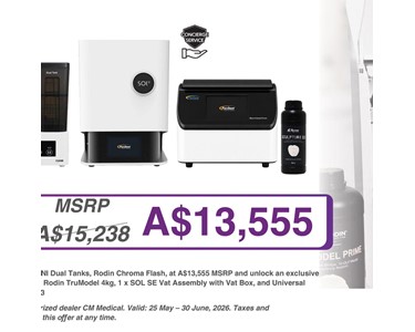 Ackuretta - Dental 3D Printer | EOFY Offer - Sol SE Complete Bundle