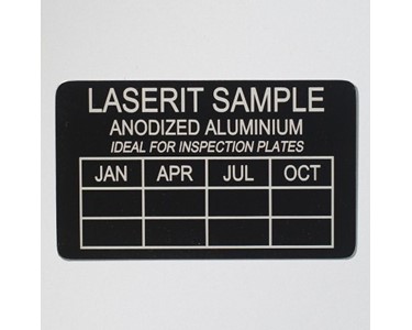 Anodized Aluminium Label Plates | Laserit
