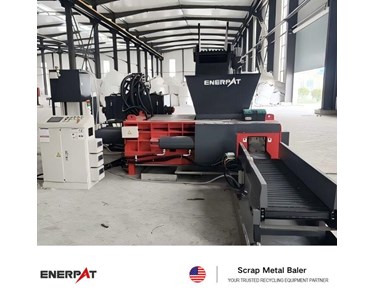Enerpat - Hopper-Type Aluminum Scrap Baler for Aluminum Offcuts