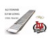 Digga - 8.2 Tonne Aluminum Loading Ramps | “Ezi-Loada”