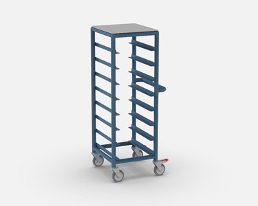 Polymedic - Meal Delivery Trolley | Food Service Single Bay 7 x Tray
