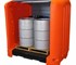 Spill Crew - Drum Bunds Top Spill Pallet | 4x 205L Drums with Hard Top Cover