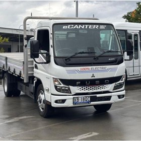 Tray Truck | 2024 eCanter e615 Heavy Duty Alloy Tray | Used 