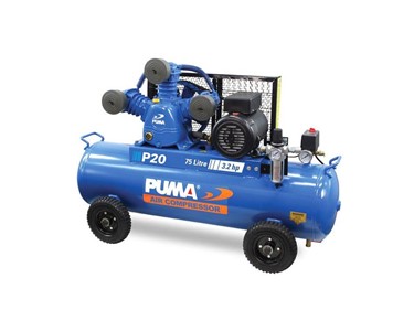Puma - 240V 3.2hp 75L Portable Air Compressor