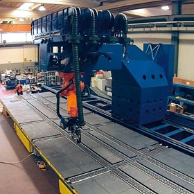 Large Format Steel Plate Welding | Rail Vehicle Production Line (RVP)